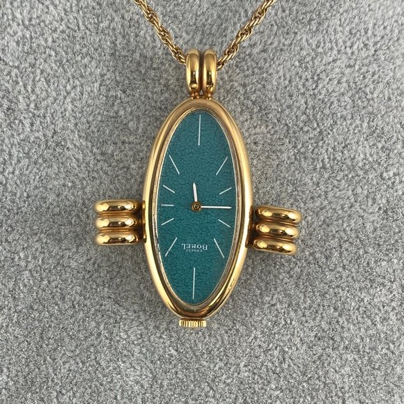 Vintage 1950's Earnest Borel Pendant Watch - Picture 1 of 7